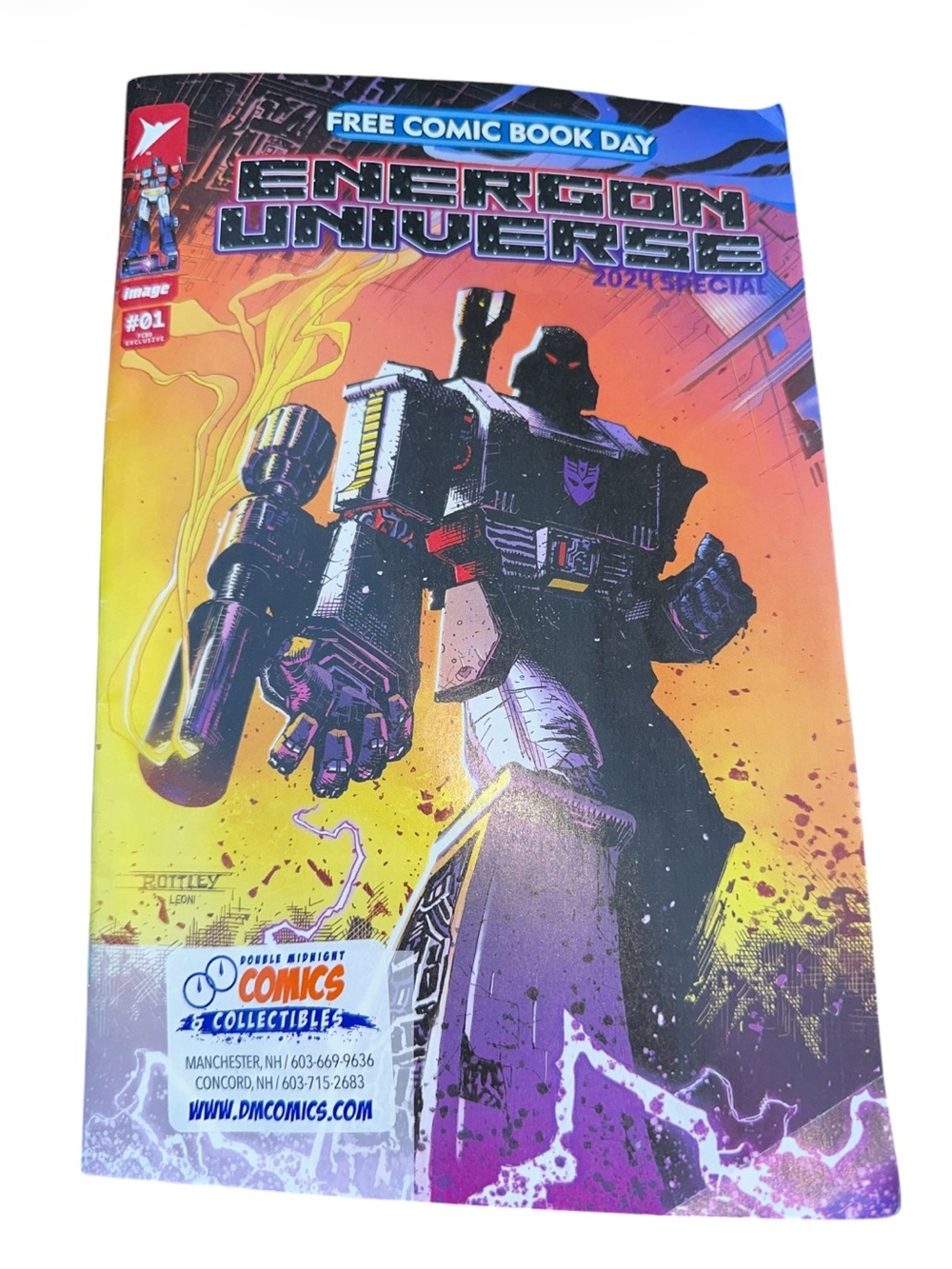 Energon Universe 2024 Free Comic Book Day - Colorful Transformers Cover